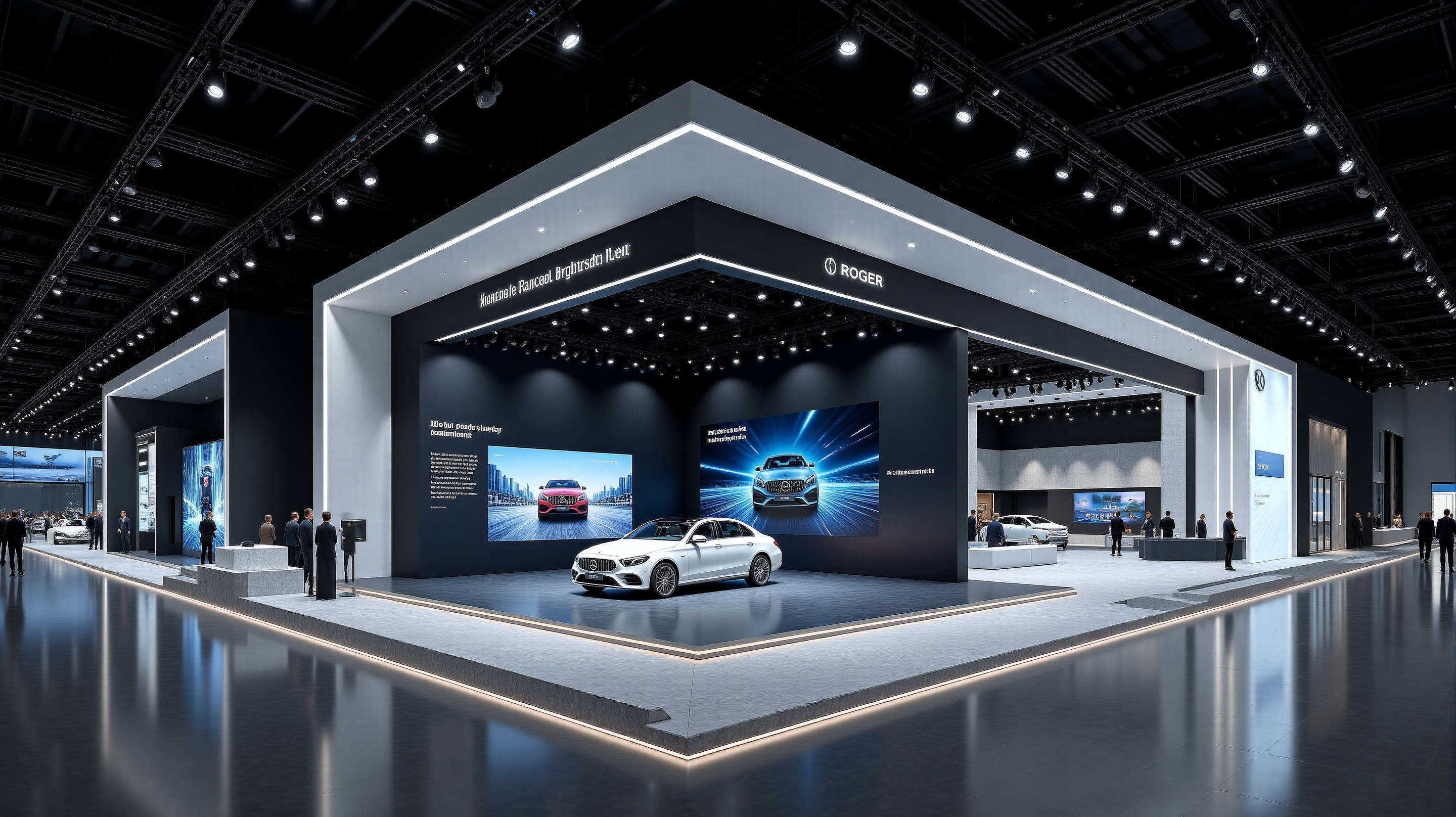 AI奔驰汽车展台设计-5