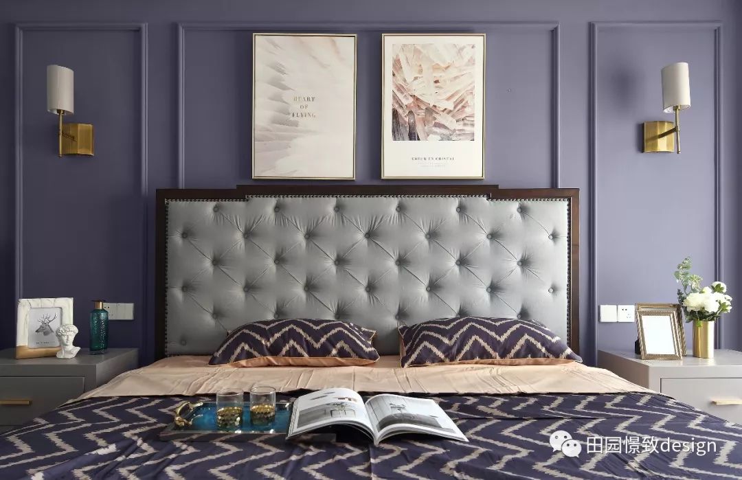 莫奈《鸢尾》的浪漫演绎——德阳香江华府 130 平米空间设计-44