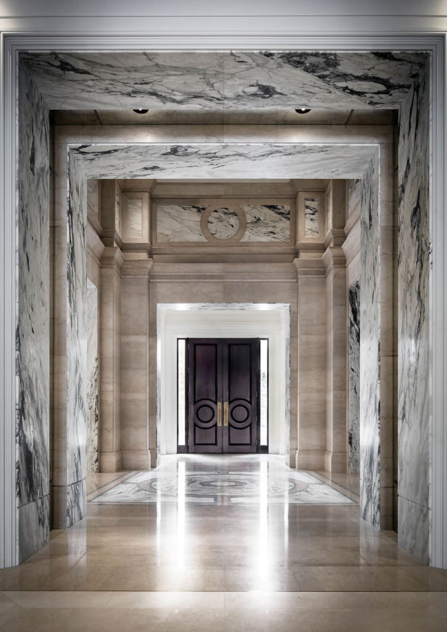 Drake 亿元豪宅揭秘,现代奢华与古典艺术的完美融合-46