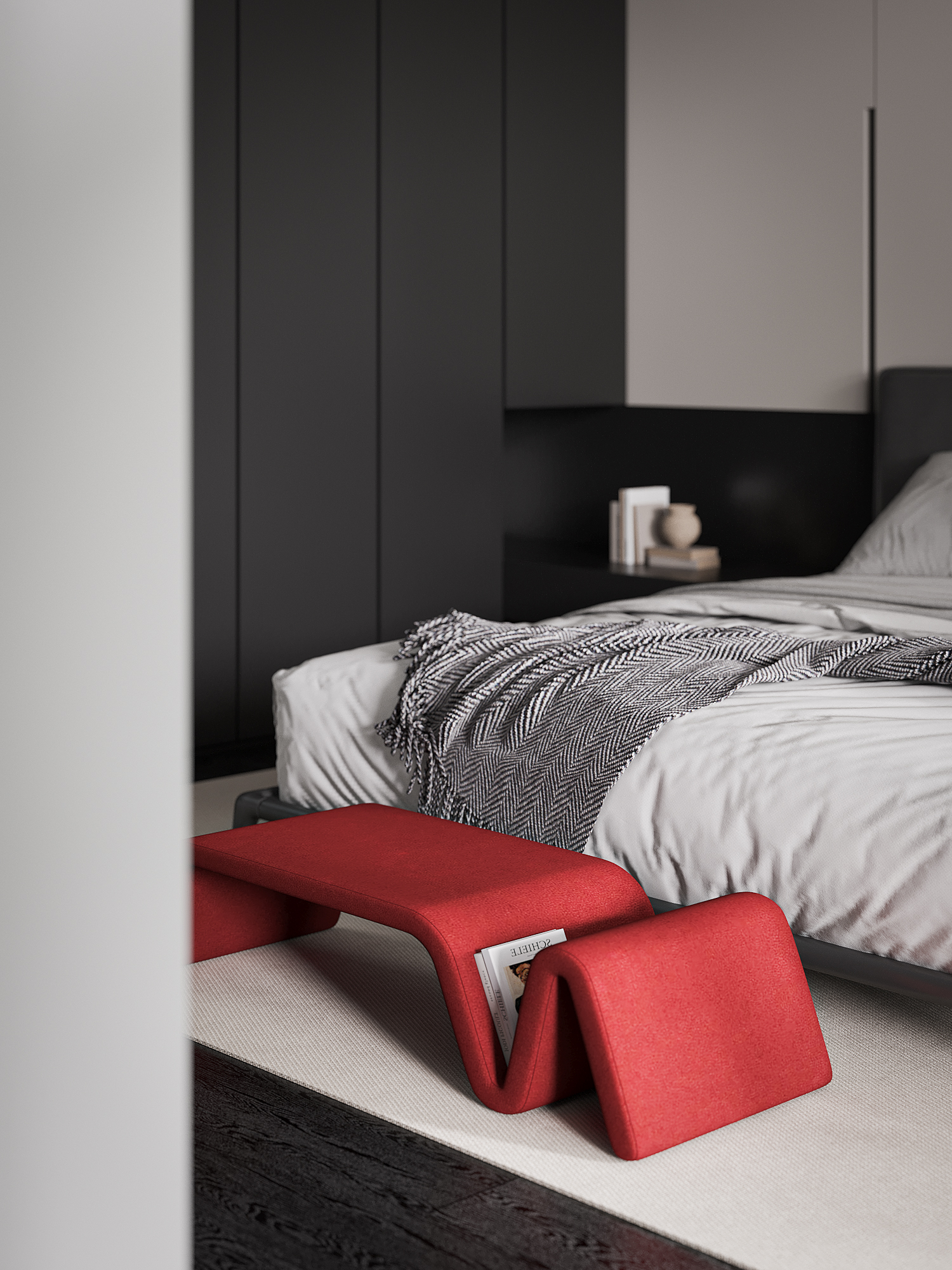 Corona渲染作品┃黑白灰-36