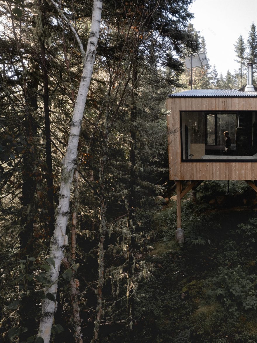 自然取景器·森林中的庇护所丨加拿大魁北克丨Atelier L’Abri-4