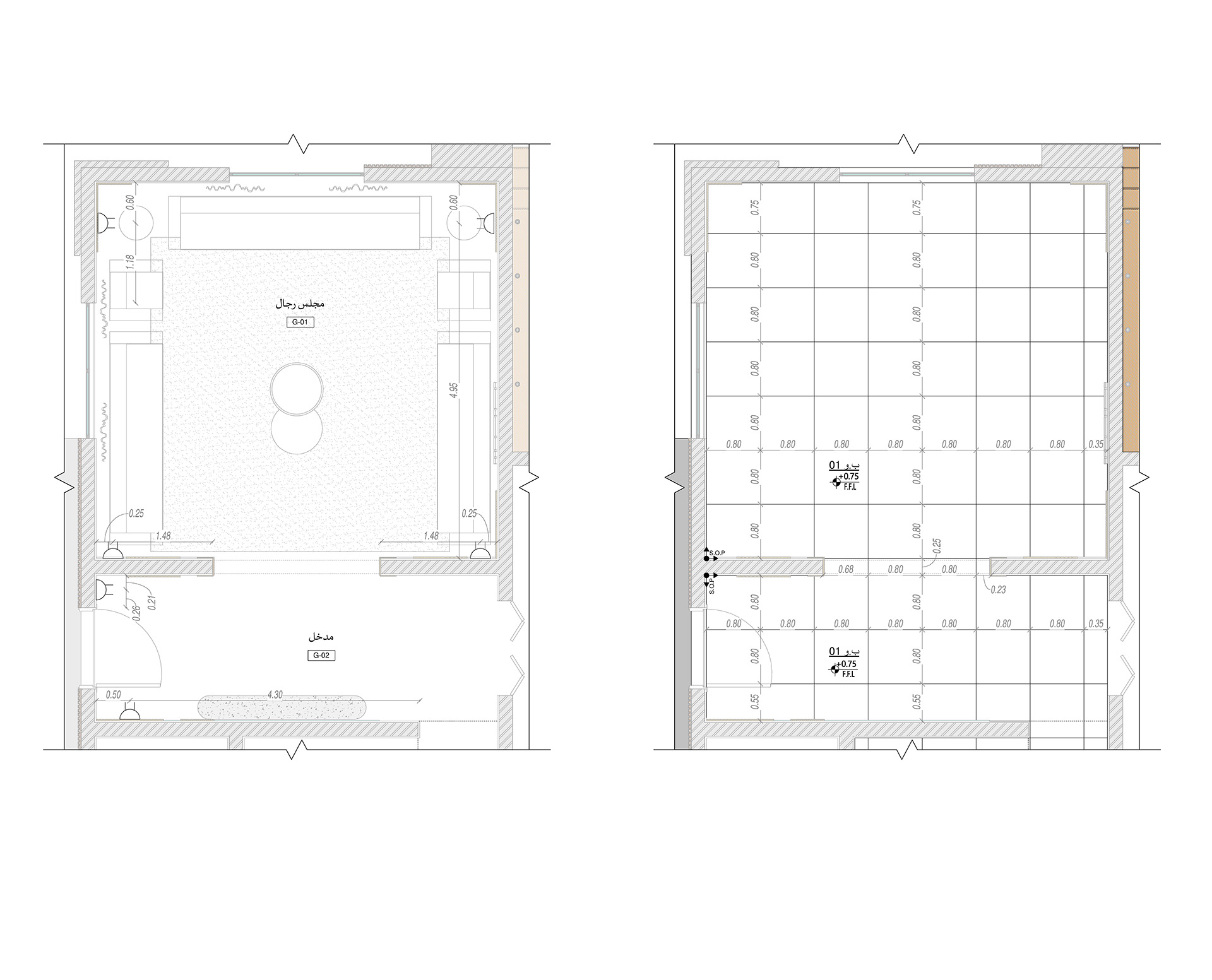 RA 住宅  室内套餐丨沙特阿拉伯丨Bariq Consultants-10