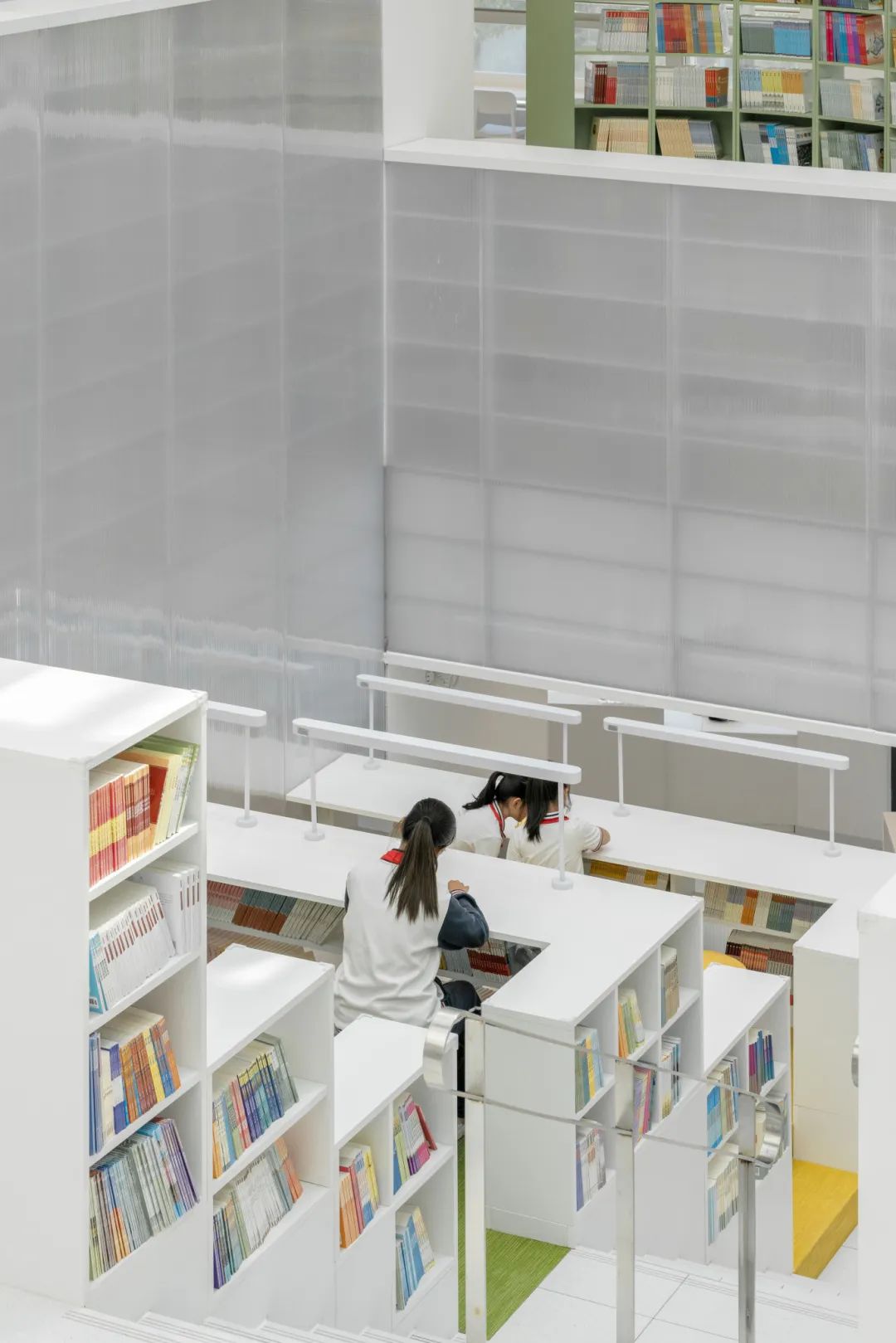 上音实验鹤壁分校图书馆室内丨中国鹤壁丨URBANUS 都市实践（北京）-11