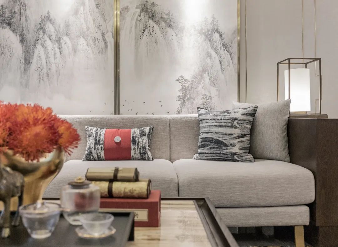 奥晨天元平墅·中式样板房 | 英雄气息与现代人居的完美融合-27