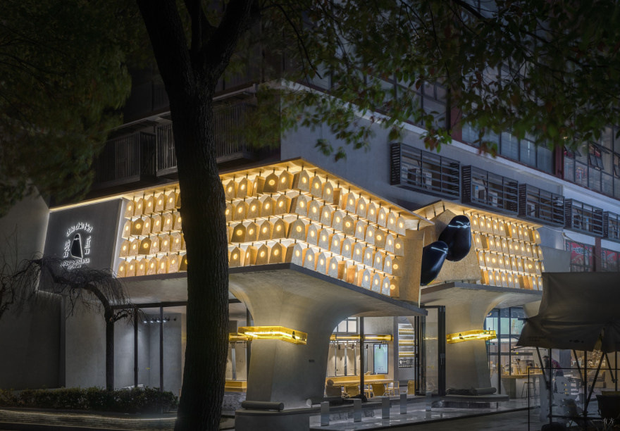 吱丘制面所+咖啡ChicChicBird丨中国武汉丨华中科技大学建规学院+青·微舍(武汉)工作室-17