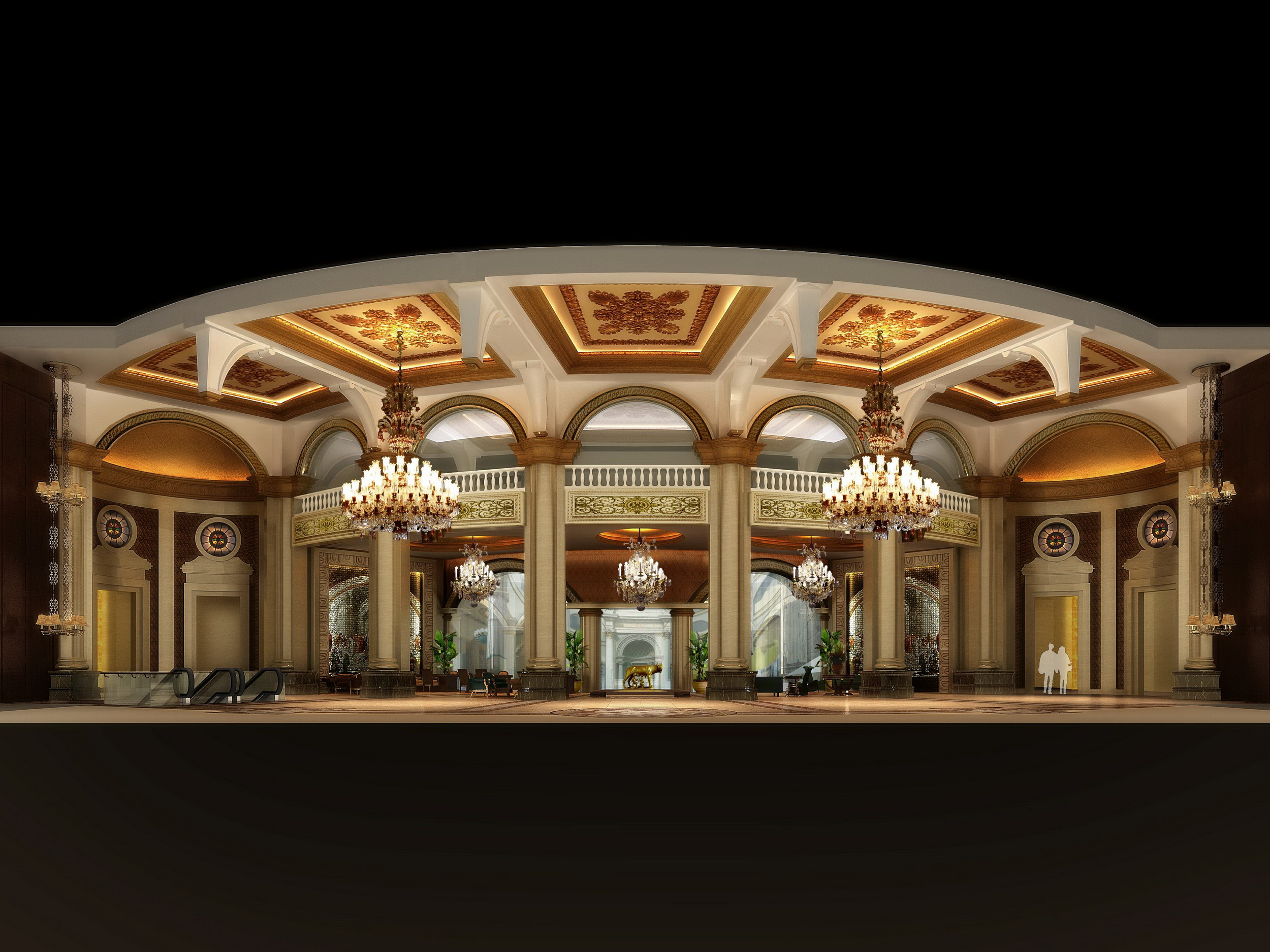 蒙古风情酒店设计 工装设计-16