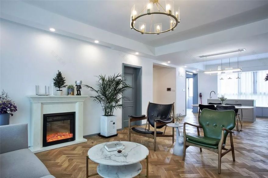 160㎡三口之家的轻奢生活 亦帆装饰设计-21