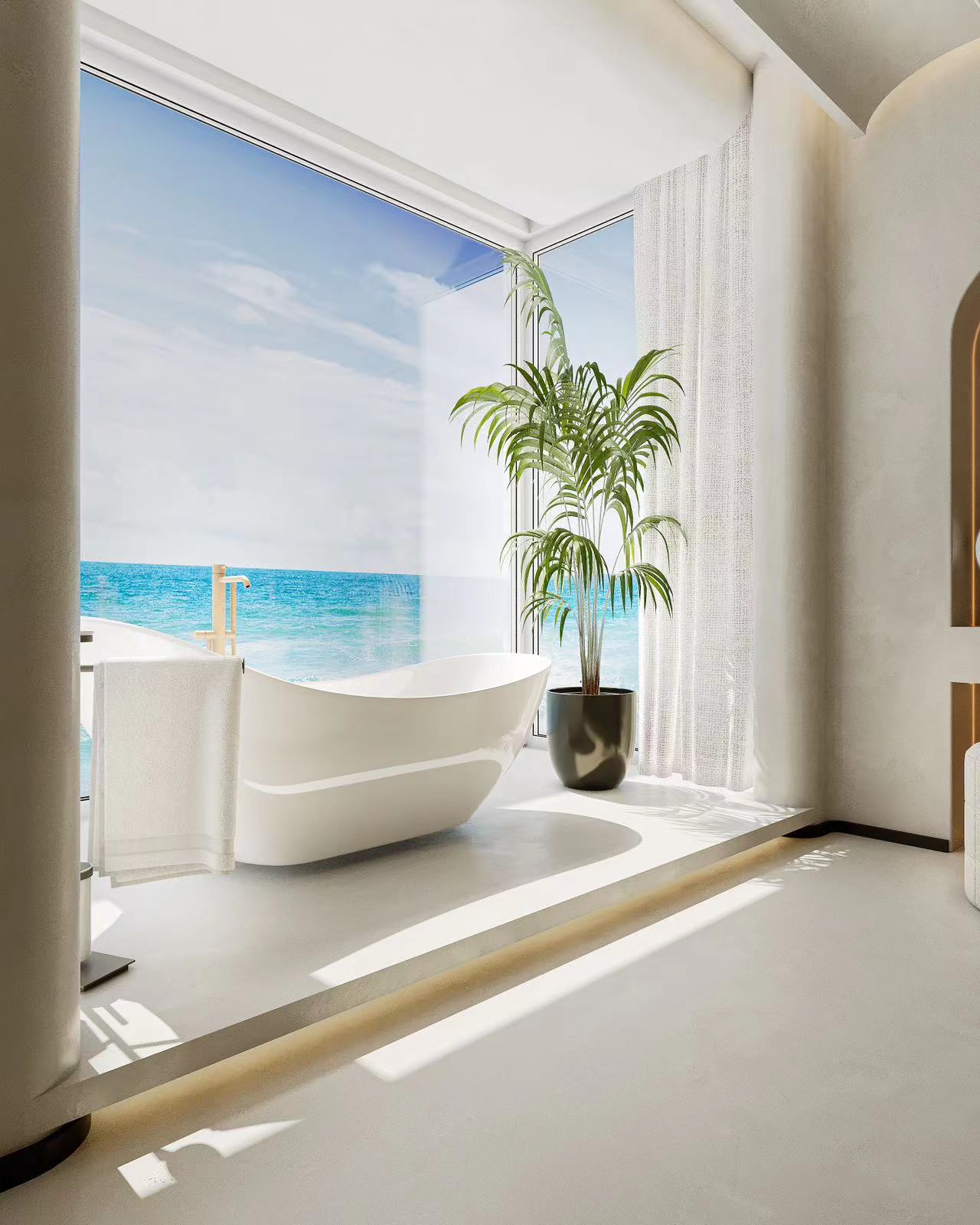 近期渲染-侘寂酒店标间-9