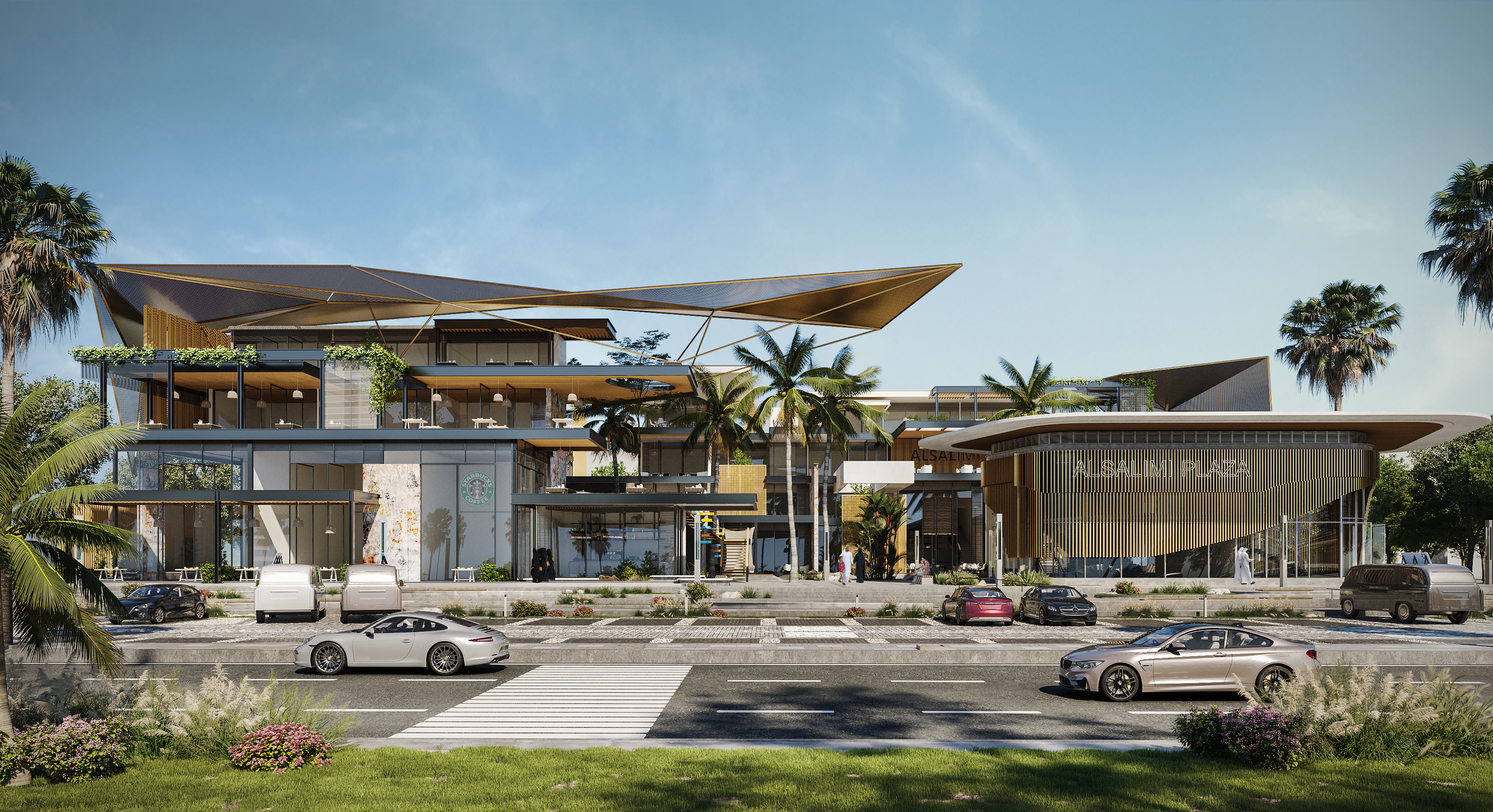 AlShati strip mall -Archdaily Competition-2