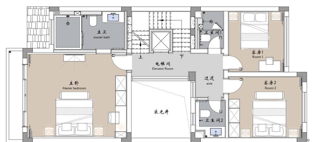 570㎡别墅，理想日常的温柔载体-1