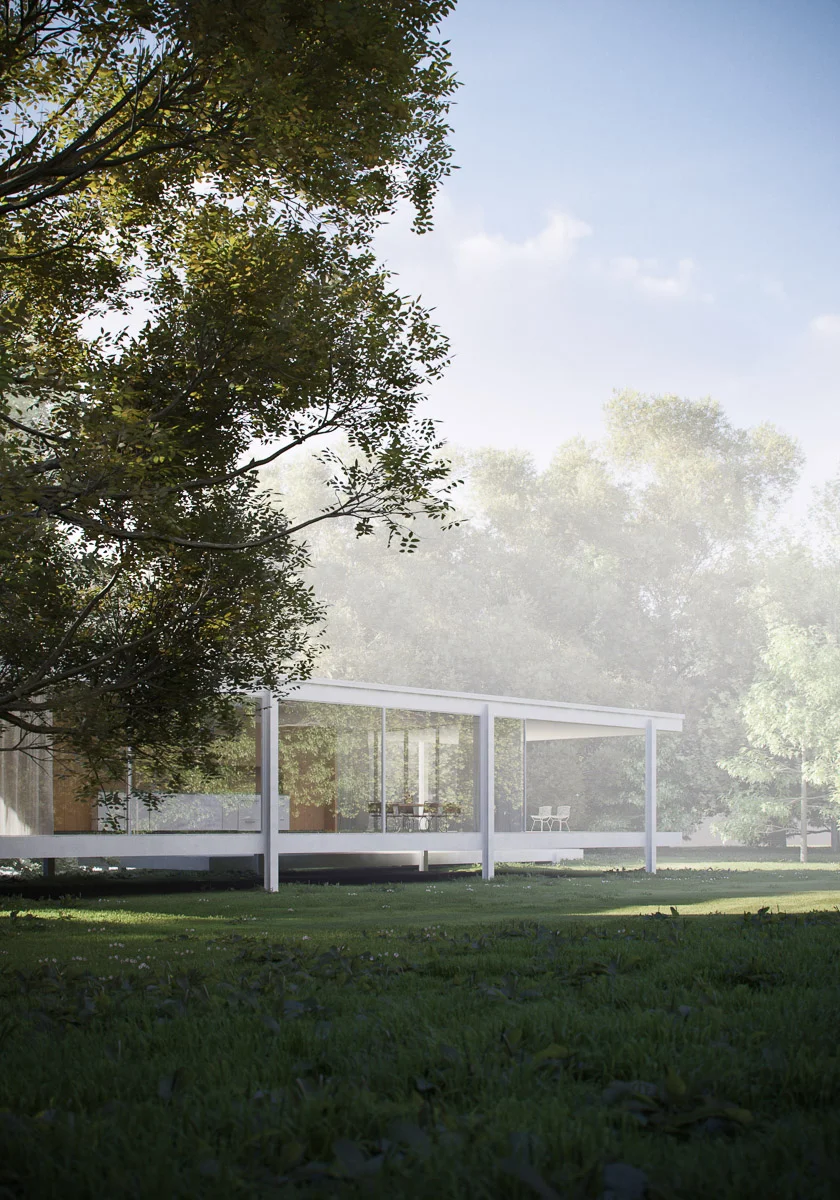 Farnsworth House（范斯沃斯住宅）丨Mies van der Rohe（密斯·凡·德·罗）-3