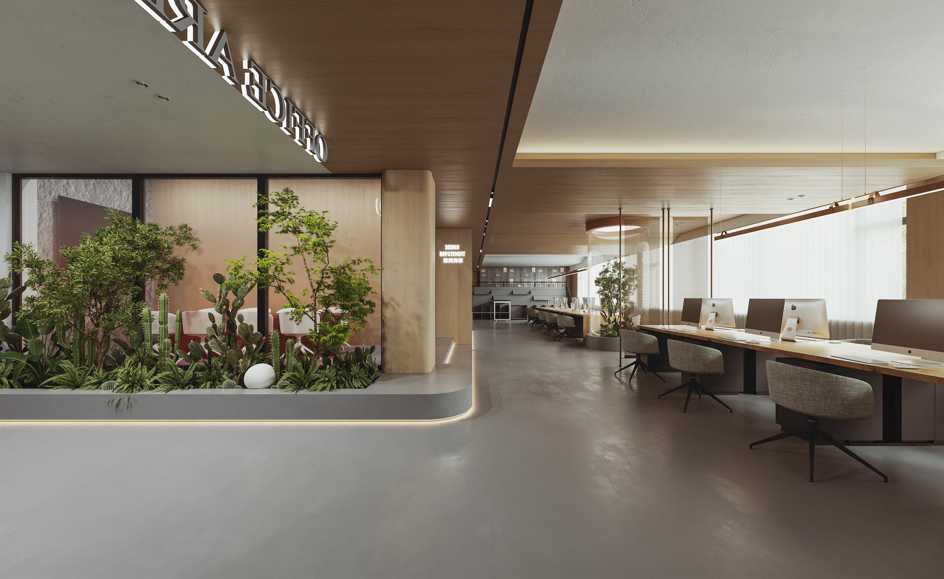 集美饰家丽都设计部办公区设计丨中国濮阳丨玖伍空间设计机构-10