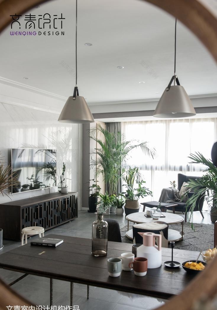 高级北欧风 175 平米摄影师家 | 绿色植物与黑白灰的完美融合-33