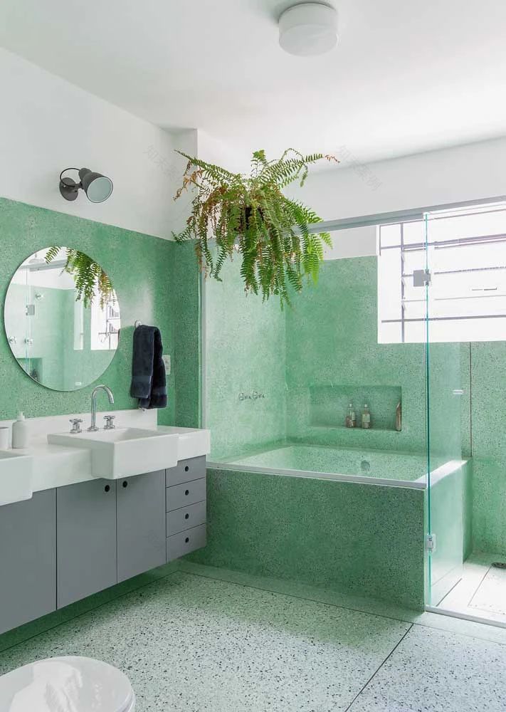 色彩缤纷的水磨石,打造多样空间魅力-34