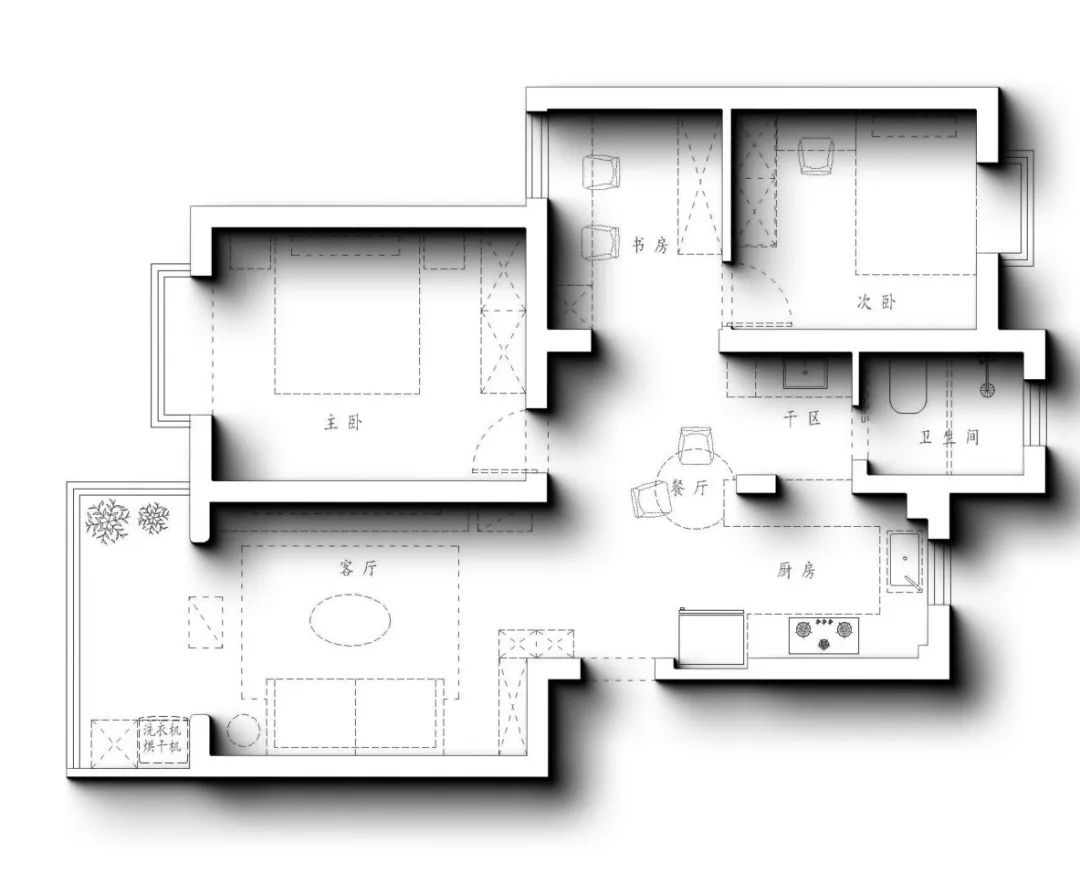 “古潮”旧房改造后的二人居丨山舍建筑设计-44