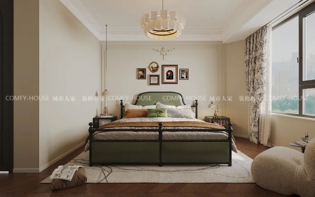 【天风锦都】143㎡丨不堆砌不浮夸，法式风的‘简’与‘奢’平衡术-52