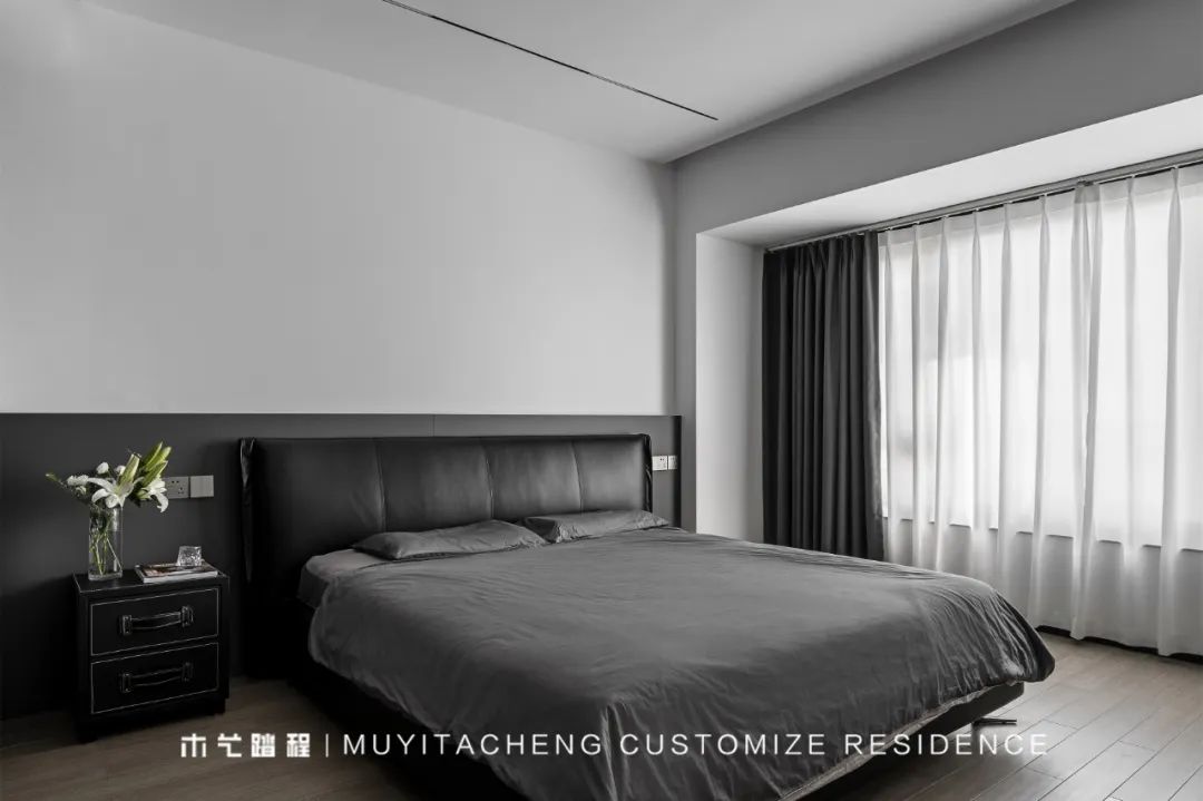 极简黑白,家的温度与高级定制丨中国重庆丨重庆木艺踏程全屋定制-46