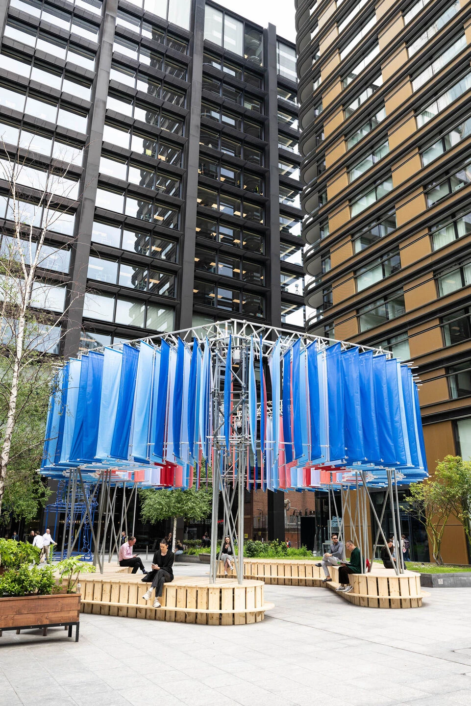 Radial Pavilion at Principal Place London-14