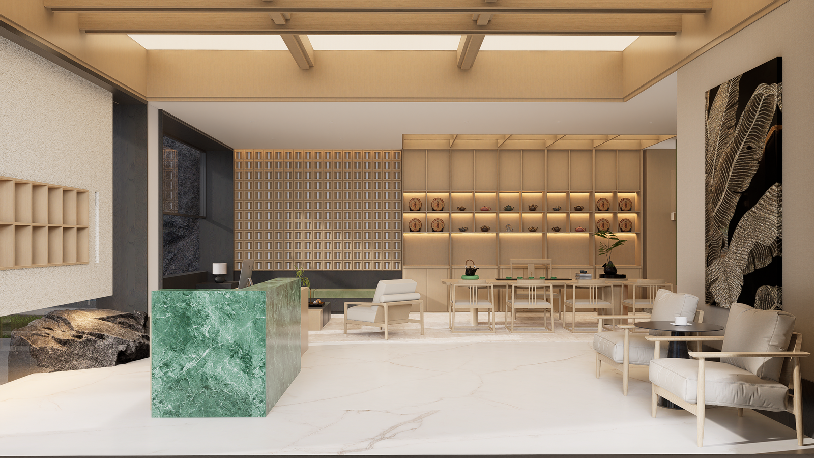 现代原木民宿&酒店设计效果-11