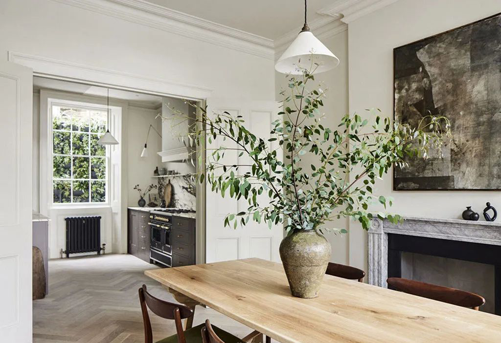 伦敦海德公园旁老联排别墅的现代贵族风内饰设计-6