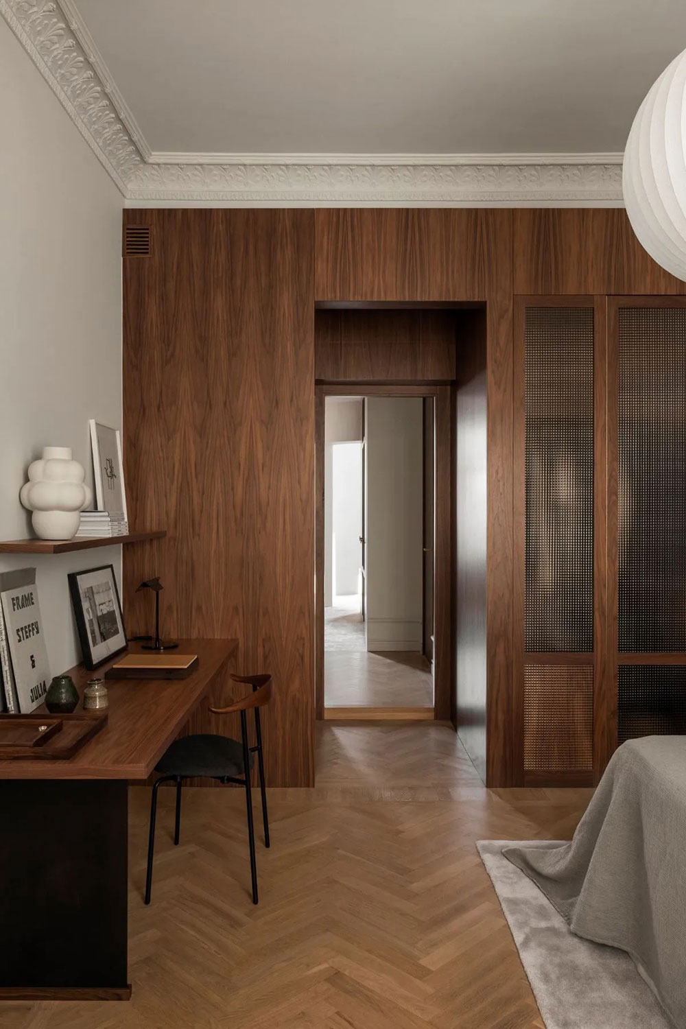 斯德哥尔摩 19 世纪房屋内精致的现代公寓-16