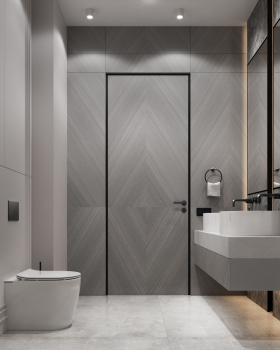 3D визуализация 3х санузлов