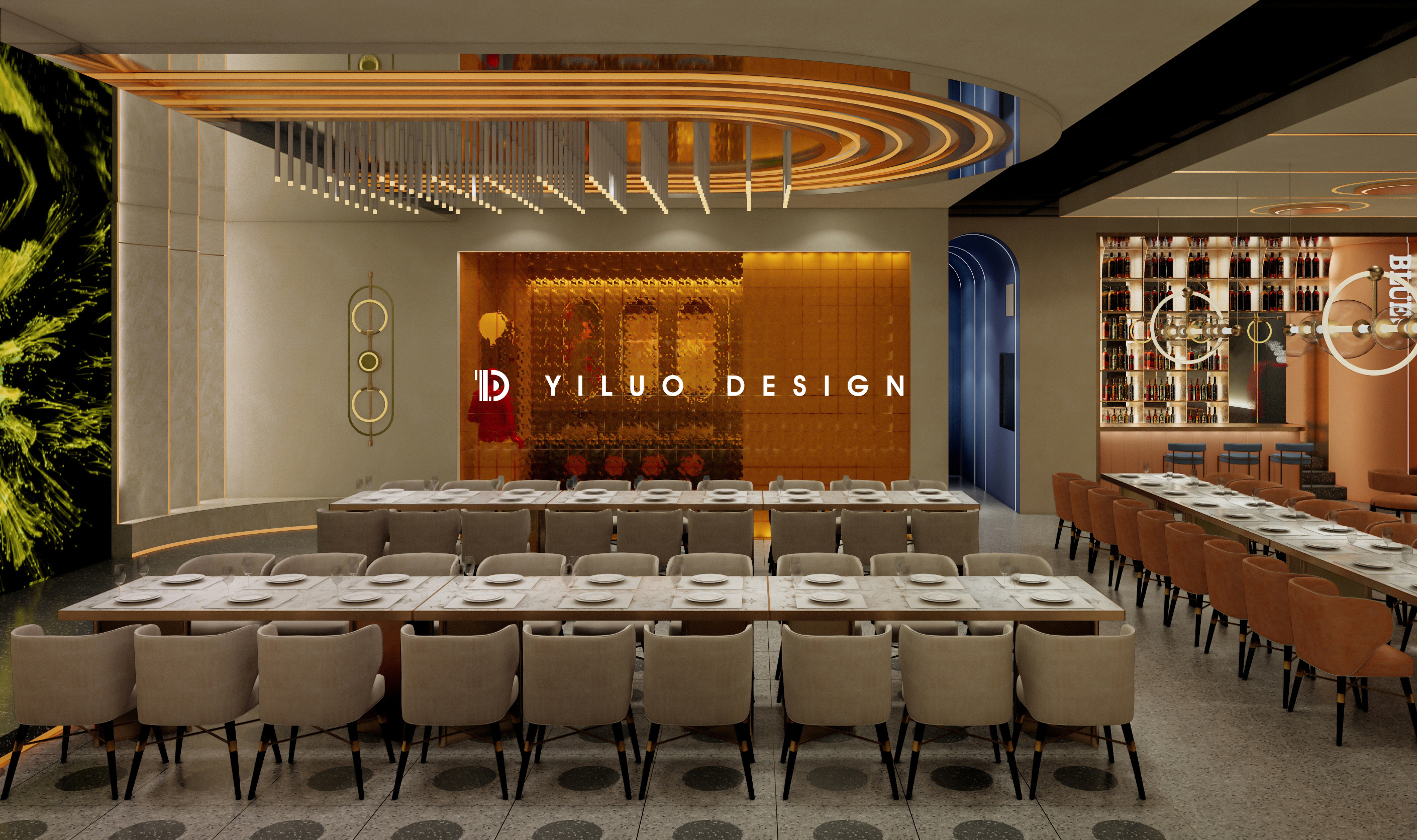 BLUES 音乐餐吧空间形象设计丨中国杭州丨YLD STUDIO-11