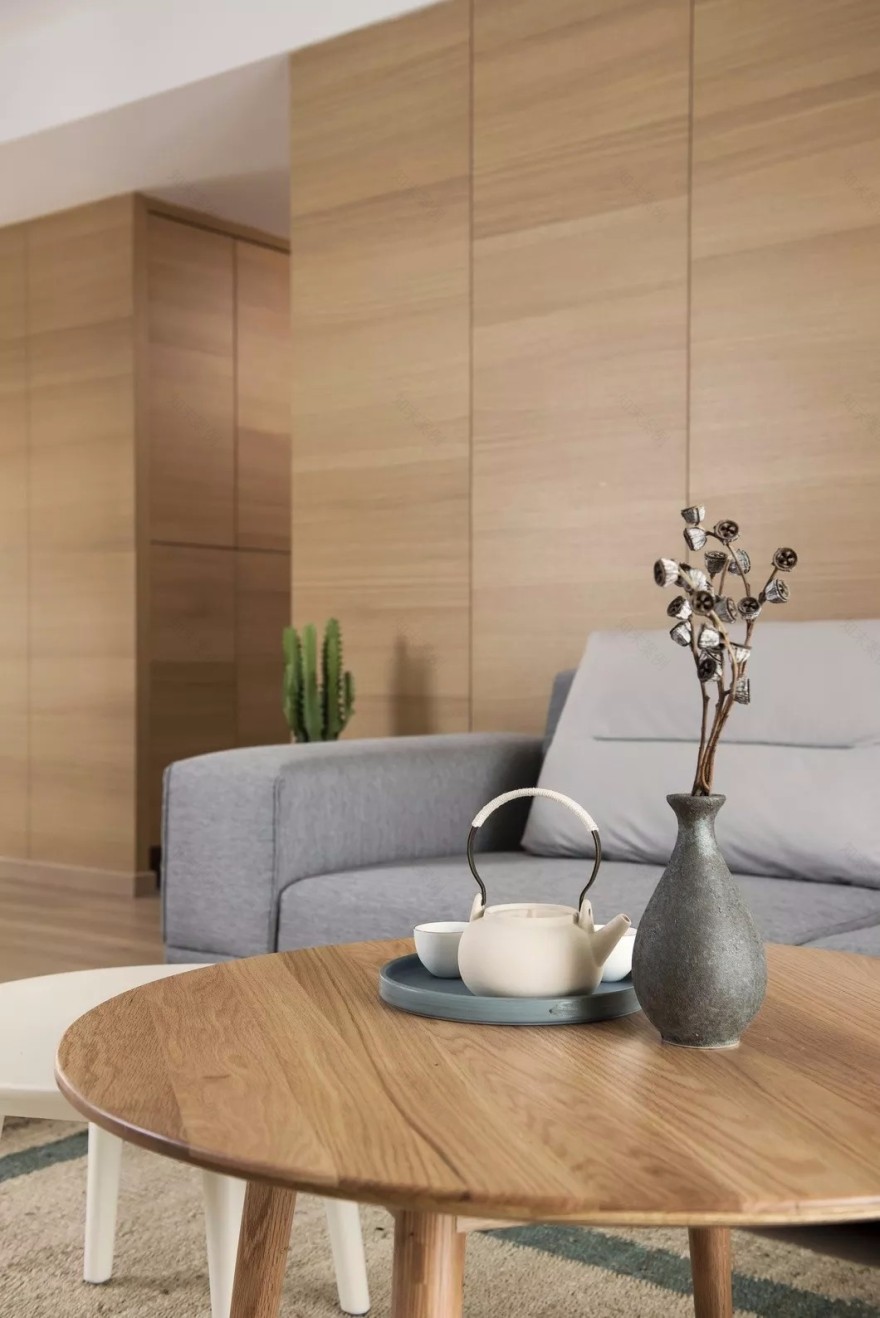 龙湖紫云台——108㎡原木风现代日式住宅 大可筑作设计-29