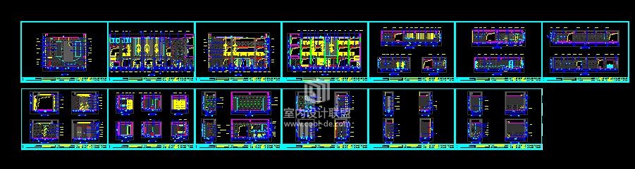 江西婺源假日酒店施工图-14