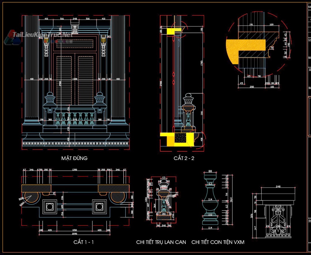 别墅古堡3层新古典设计方案（10·22m）-68