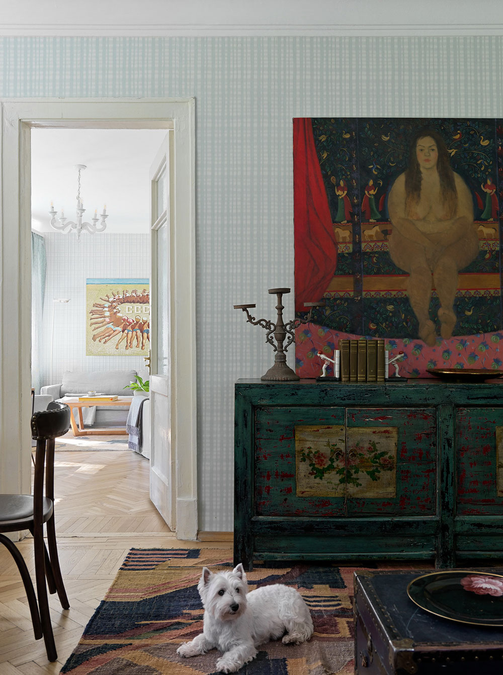 莫斯科设计师的复古夏屋改造-6