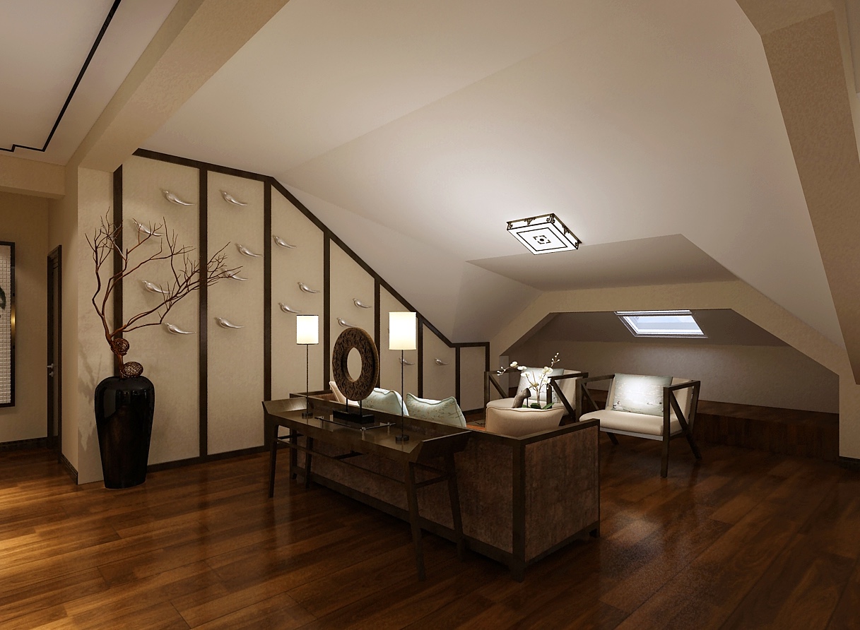 新东方天地240平新中式阁楼-13