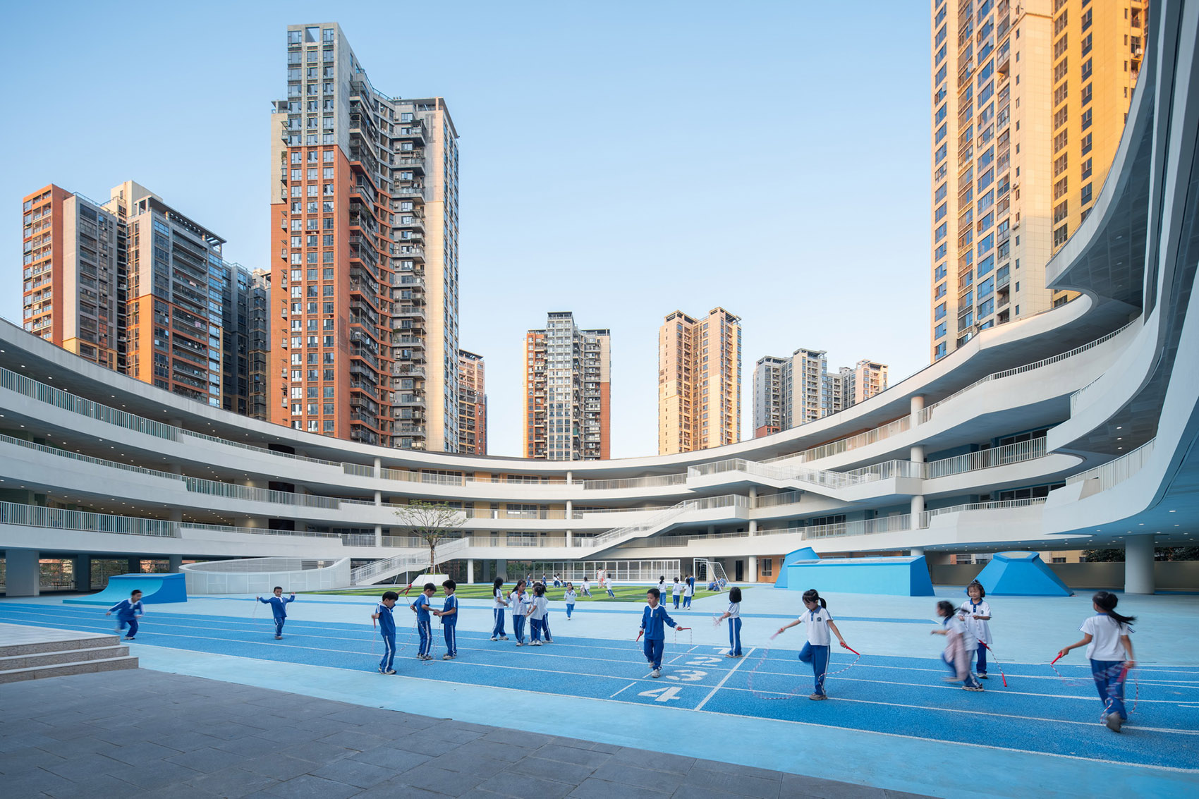 龙岗双子星学校(围龙书院,围屋学社)丨中国深圳丨URBANUS都市实践-52