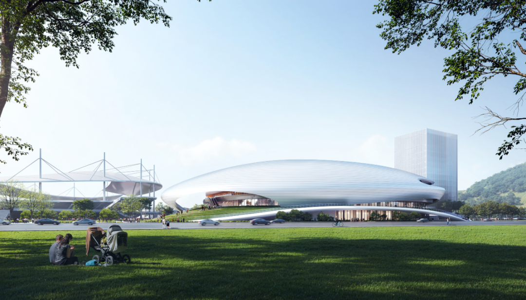 台州市体育馆建筑方案设计丨中国台州丨PTW Architects,浙江省建筑设计研究院有限公司-1