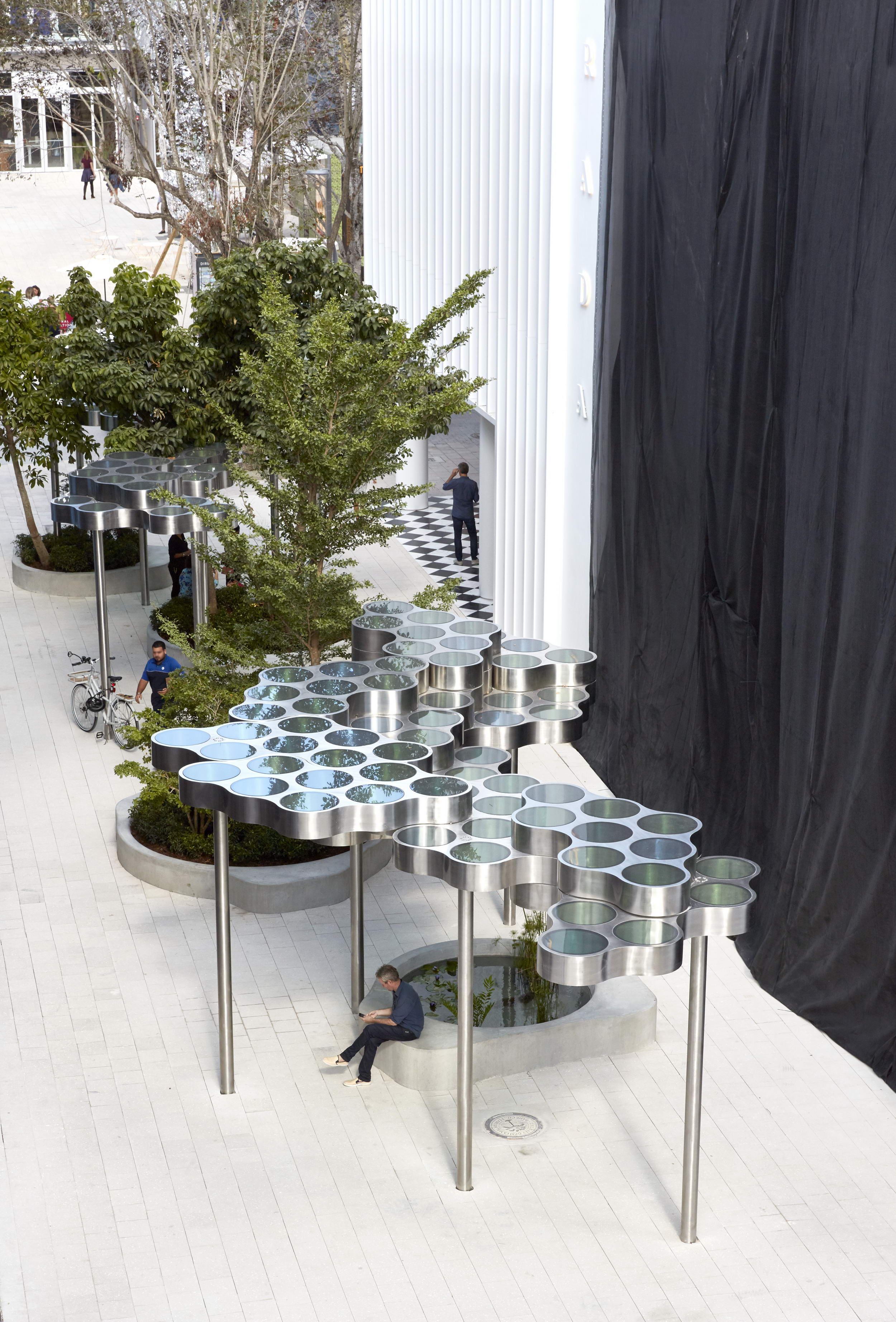 迈阿密“云”雕塑棚架——自然与都市的和谐交融-26