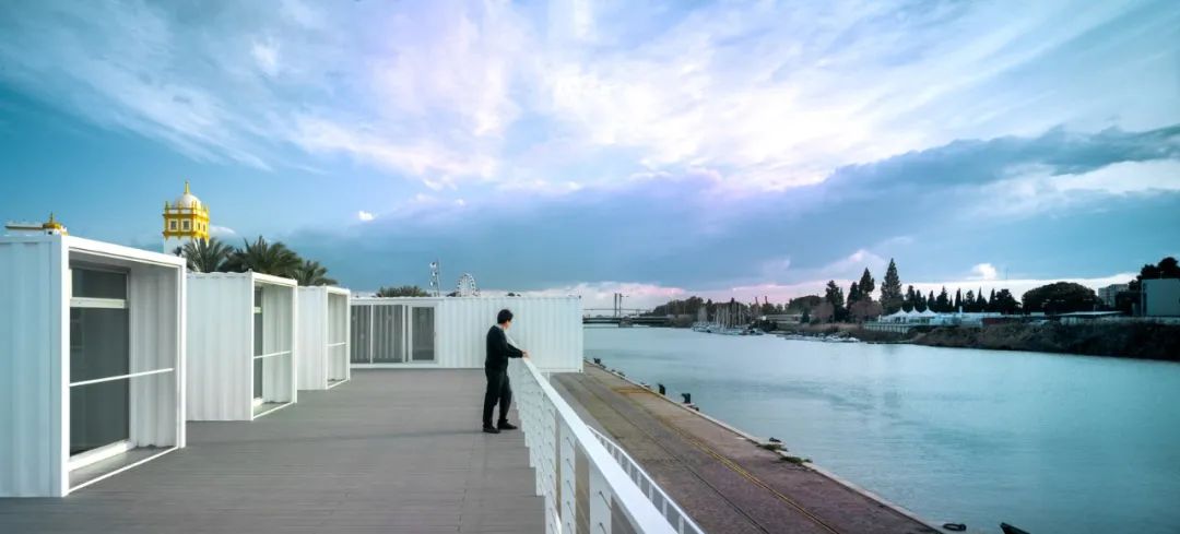 模块化集装箱码头,打造塞维利亚多功能游轮空间-26