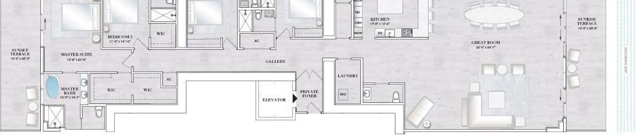 迈阿密超豪华海滨住宅 Elysee Miami丨JeanLouis Deniot,Arquitectonica-85