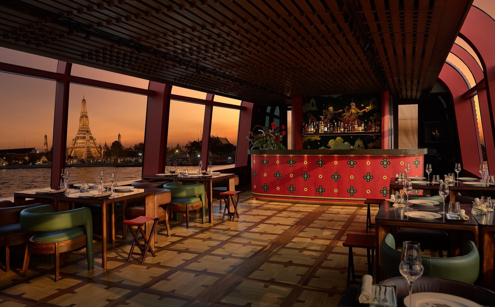 Apsara Cruise餐饮巡游船改造丨泰国曼谷丨Studio Locomotive-44