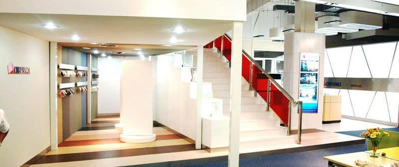 科派办公家具展厅 | 魔方空间与色彩的盛宴-8