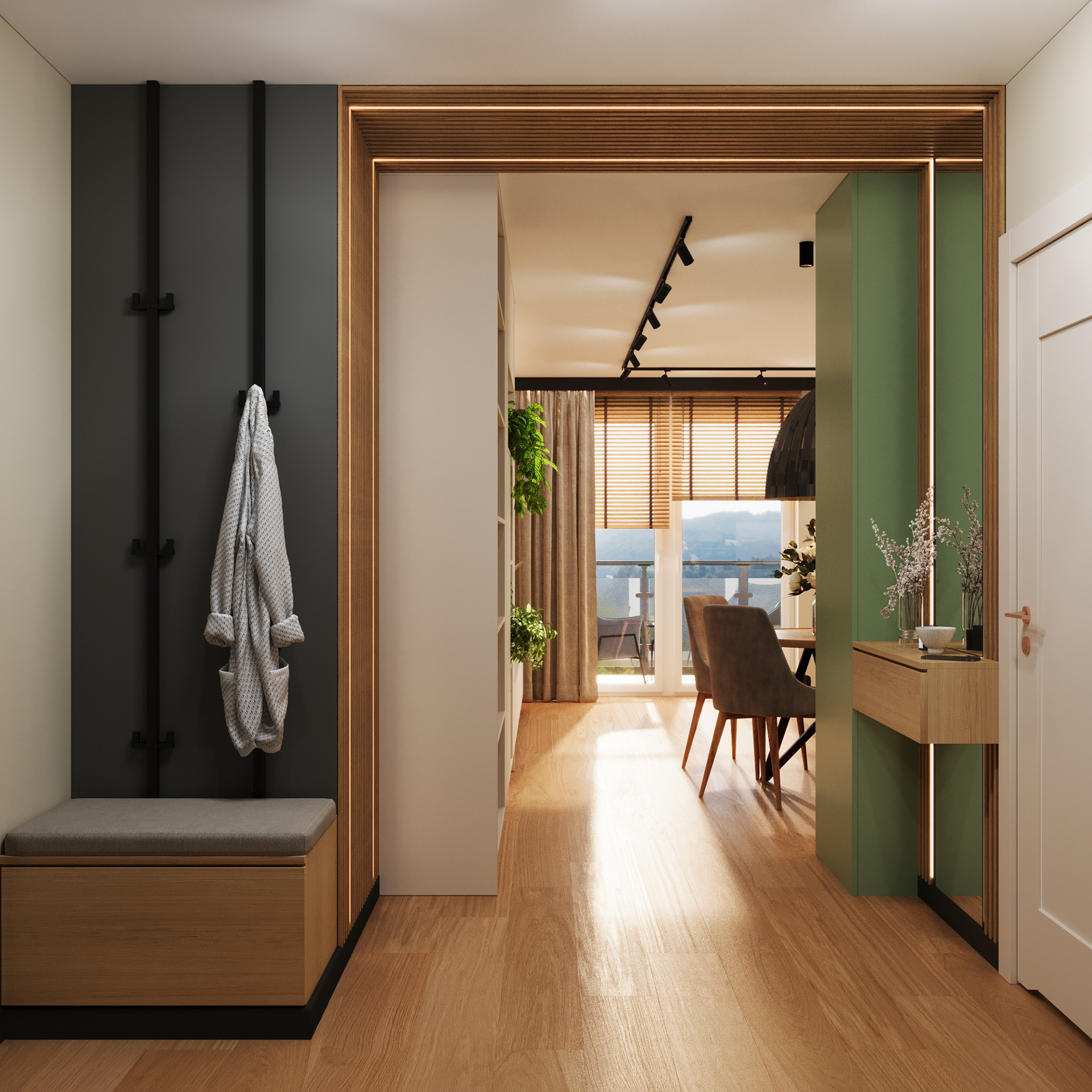 Earthy Elegance两居室公寓可视化项目丨波兰丨@nowakowska_interiors-15