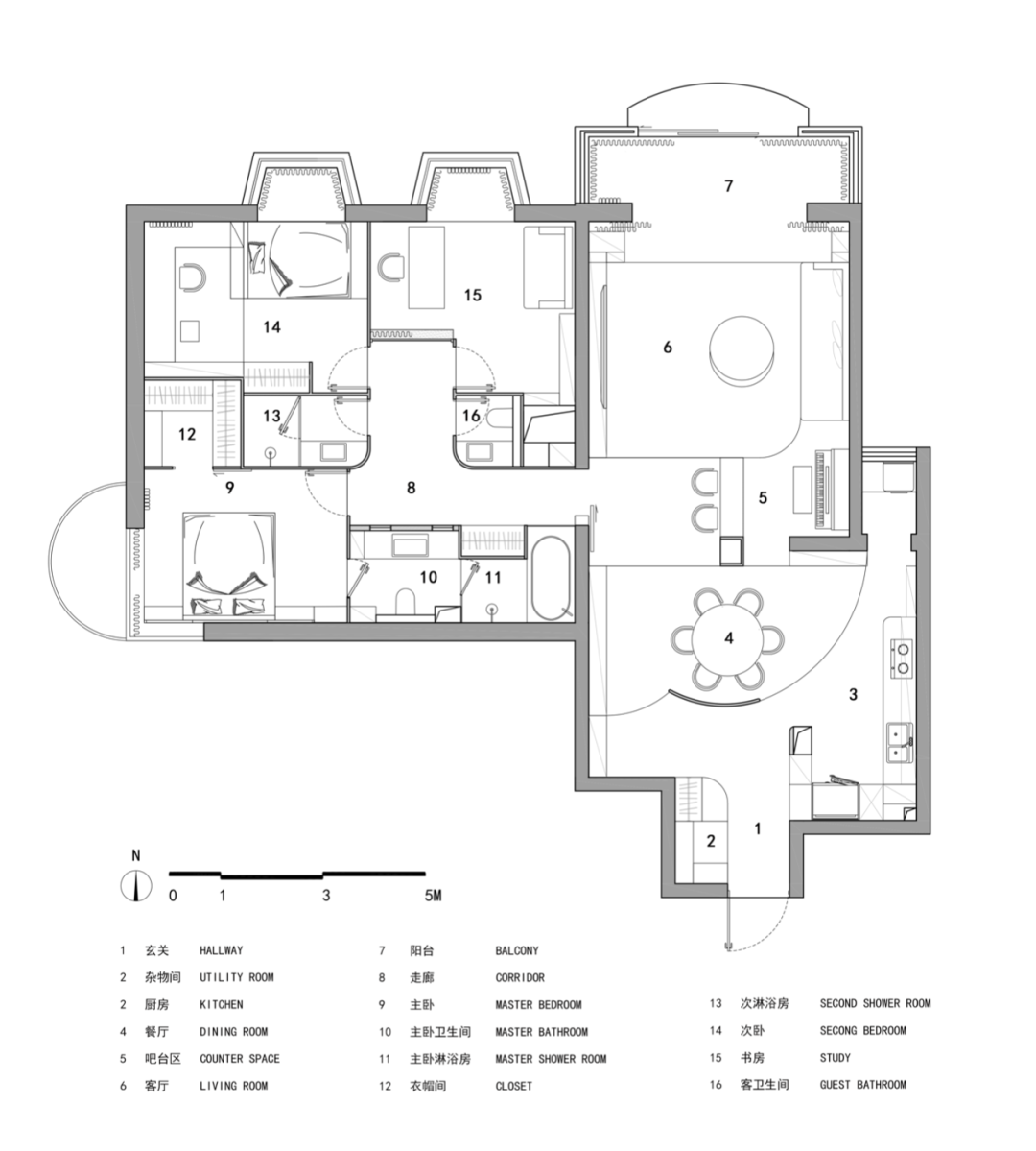 原境 · 流动与自然的现代住宅设计丨中国北京丨戏构建筑设计工作室-108