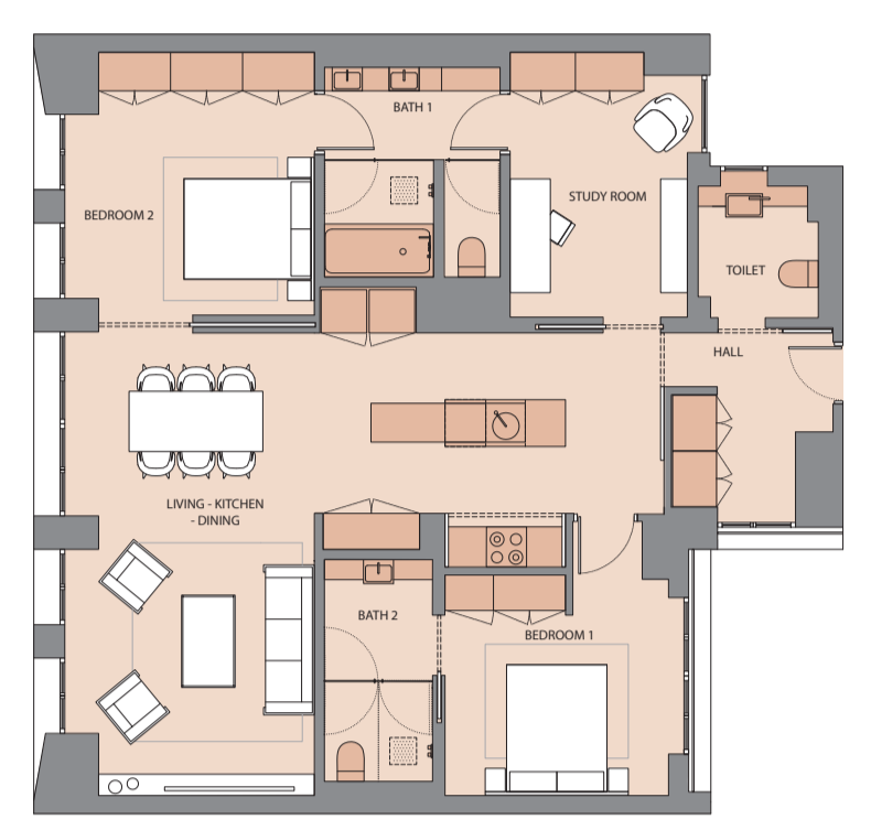 Ausiàs Marc 49 住宅楼丨西班牙巴塞罗那丨GCA Architects-28