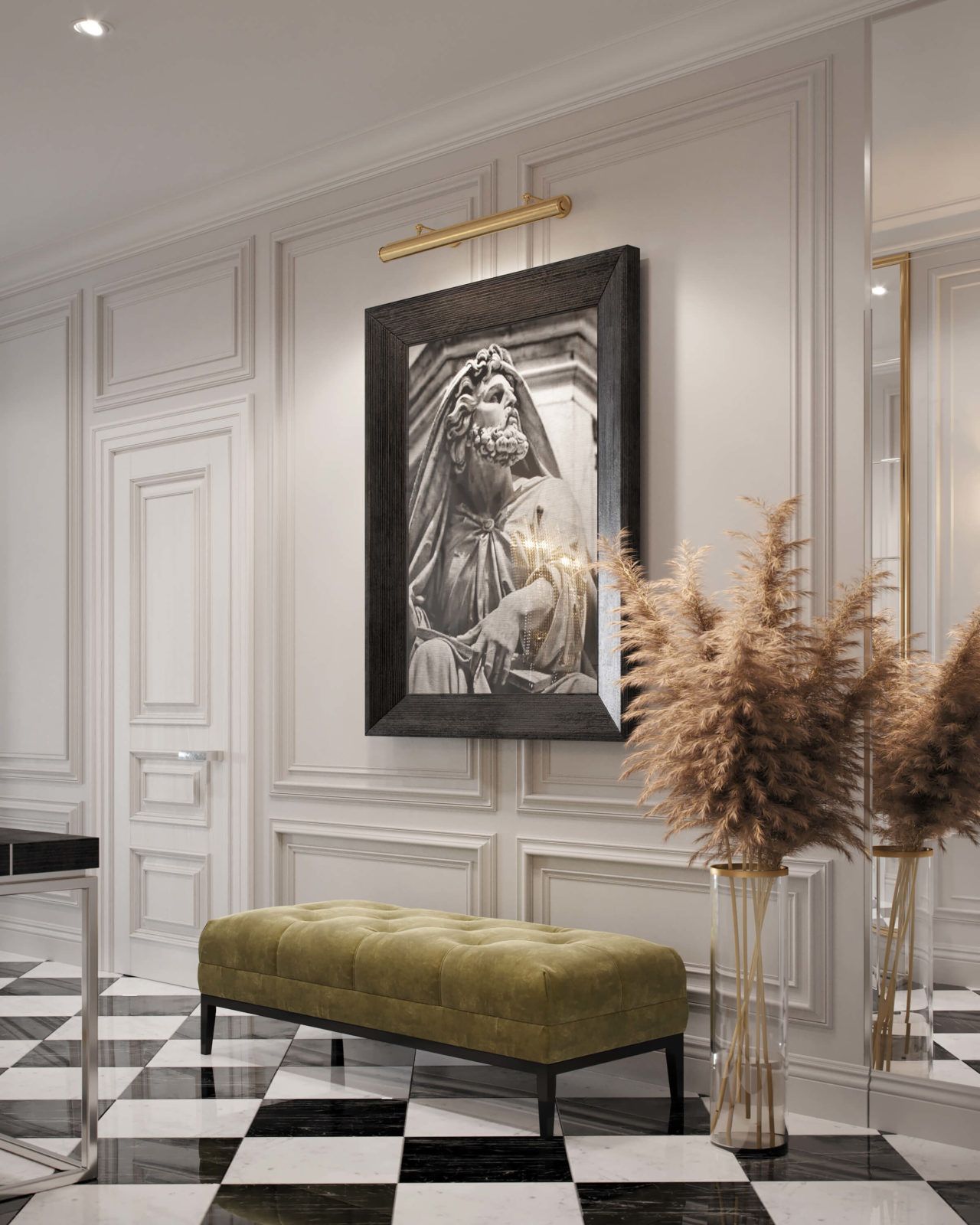 现代主义与装饰艺术风格公寓室内布置丨Angelina Rudenok,Ирина Артюшина-44