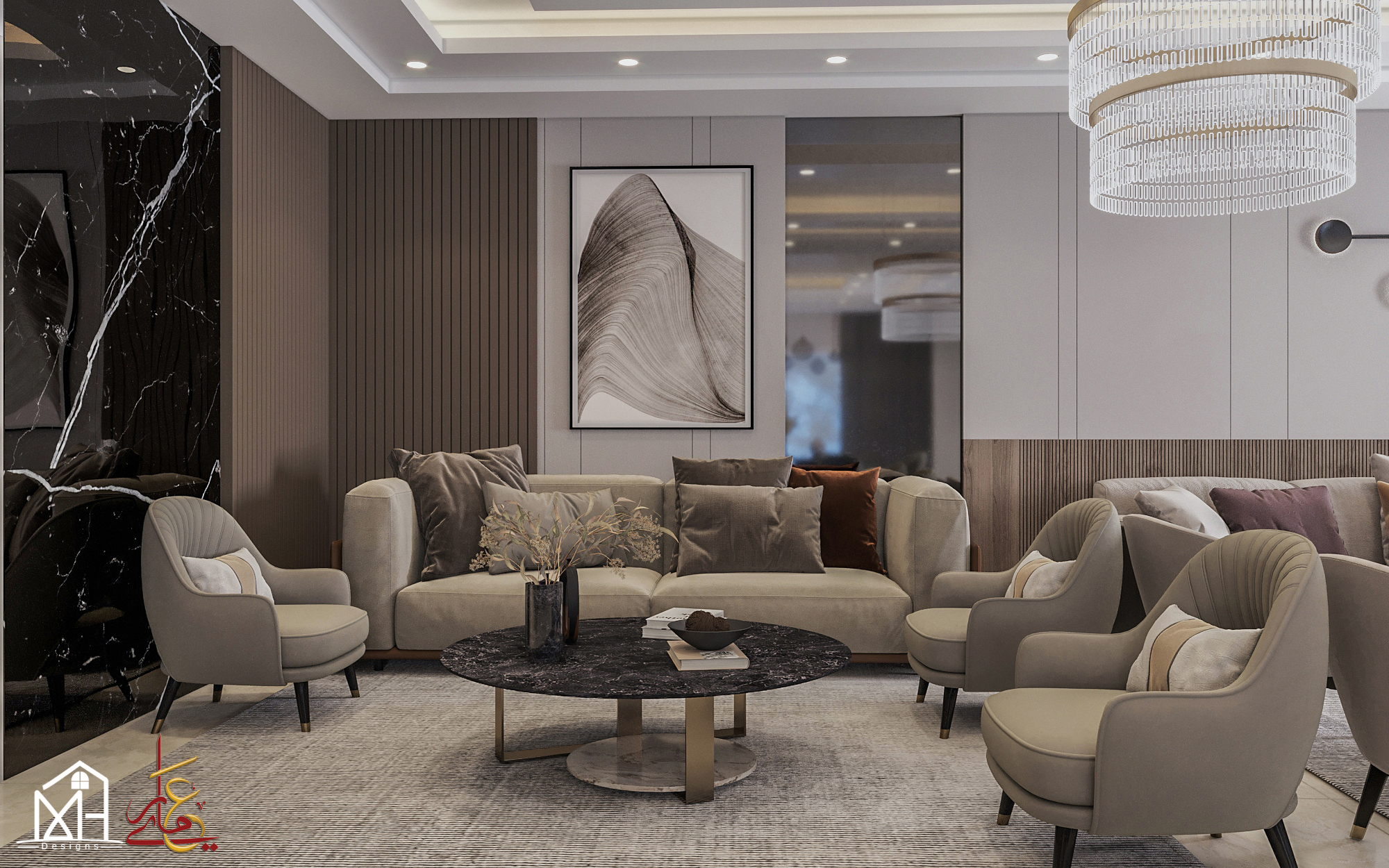 Modern Contemporary Reception & Entrance-9