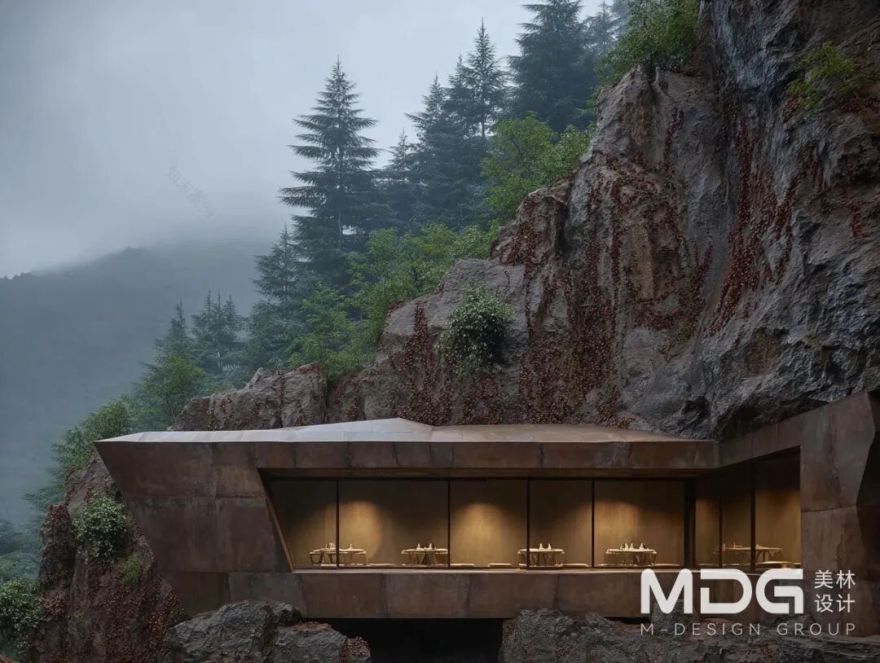 AI创研|藏于云海中的山间茶室-0