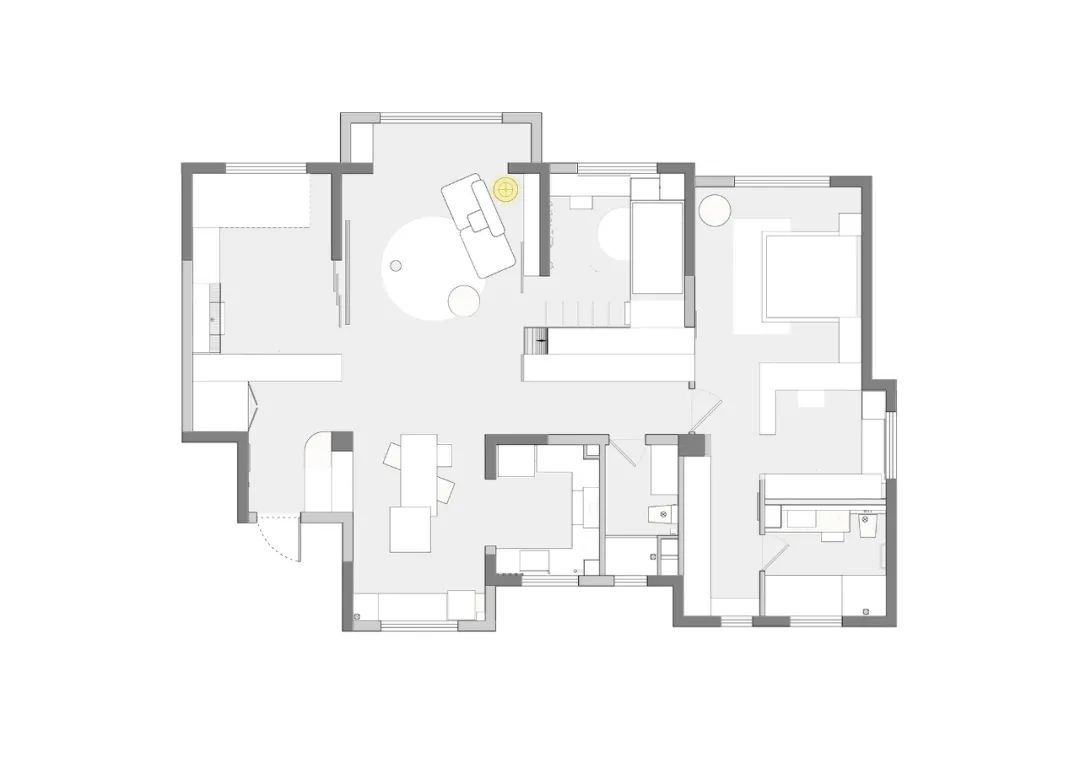 天津清和一舍设计案例 | 诗意暖意的生活空间-11