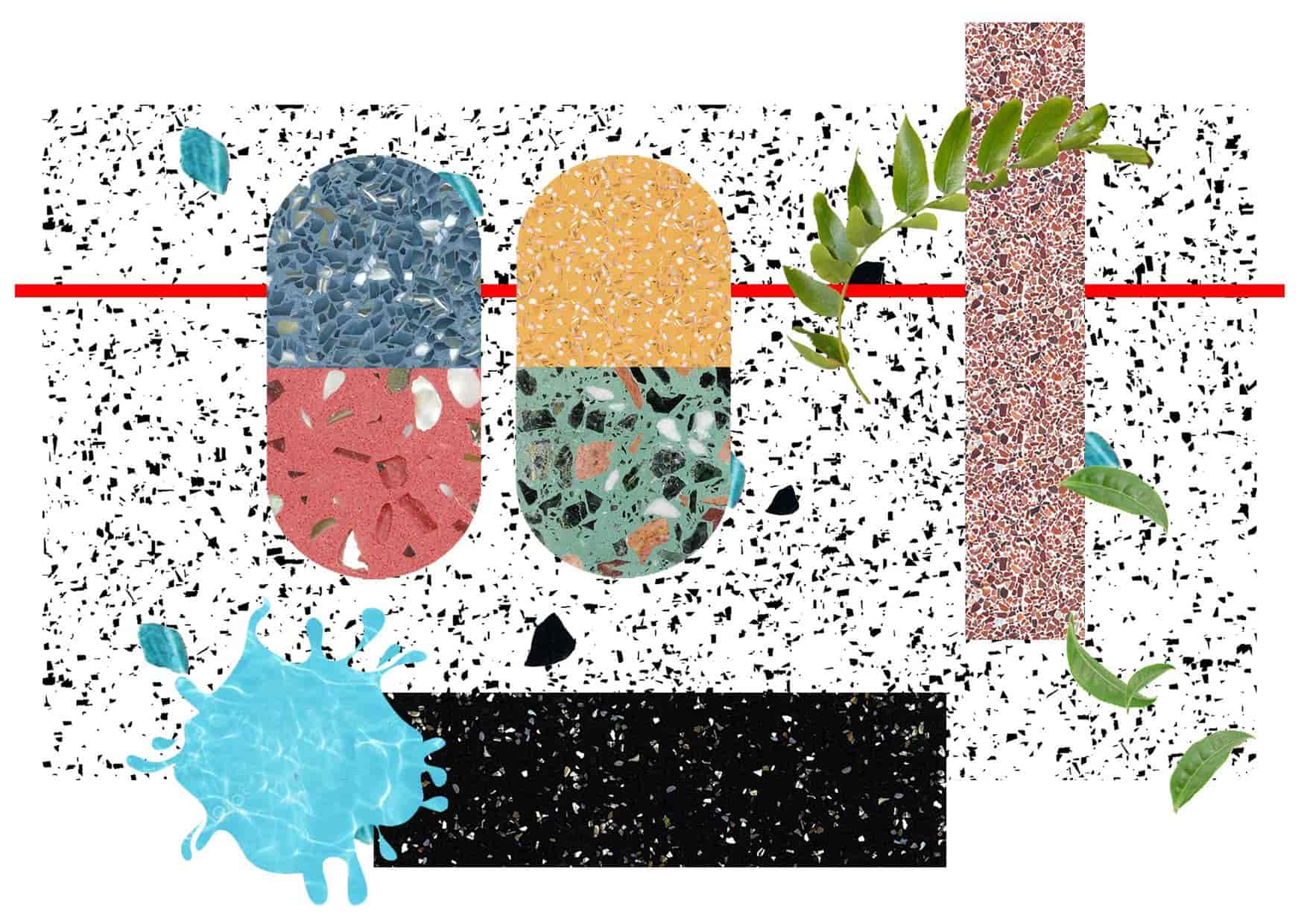 孟菲斯风格融入印度 Khar Gymkhana 泳池区域改造-6