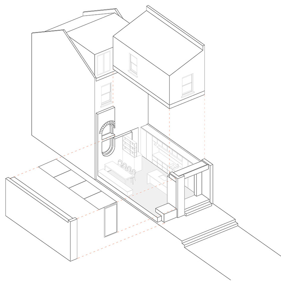 伦敦 Glyn 住宅野兽派风格改造-8