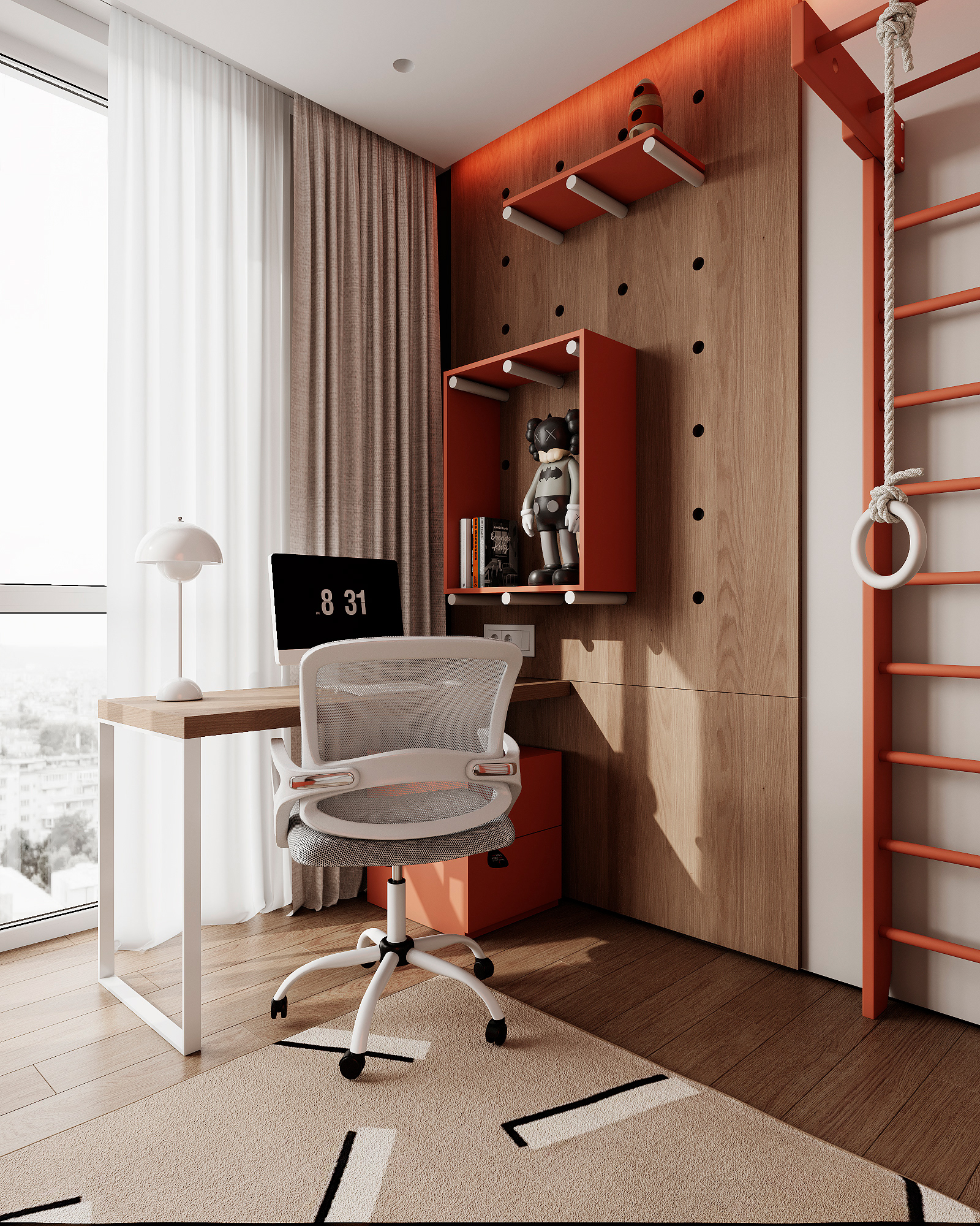 平静色彩的家庭公寓丨乌克兰丨Bodes studio-8