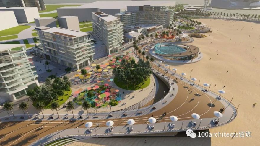 阿布扎比“摇曳海滩”滨水区规划-1
